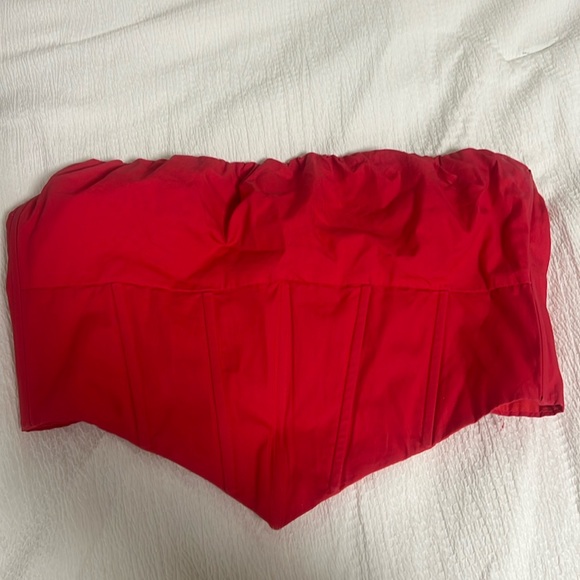Princess Polly Tops - Super flattering red princess polly corset top